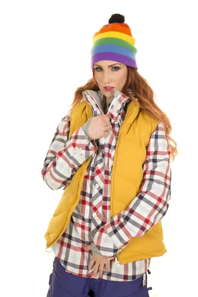 Mooie vrouw in winter kleding — Stockfoto