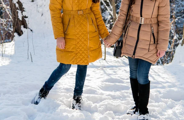 Lgbt Pareja Lesbiana Ama Momentos Concepto Felicidad Alegre Jóvenes Mujeres — Foto de Stock