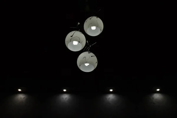 Abstrakcyjne Tło Reflektorami Efekty Świetlne Sceny — Zdjęcie stockowe