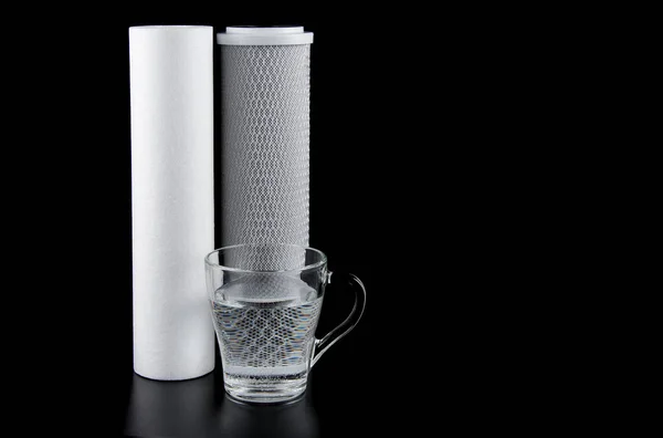 Water filters. Carbon cartridges membrane for water filtration RO (reverse osmosis