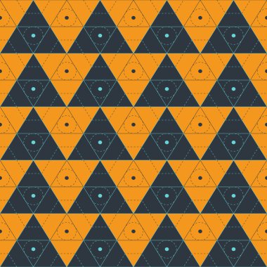 Renkli ızgarasız desen