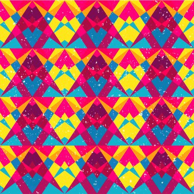 psychedelic geometrik seamless modeli