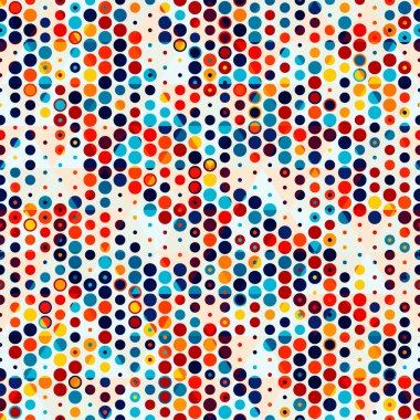 renkli noktaları seamless modeli.