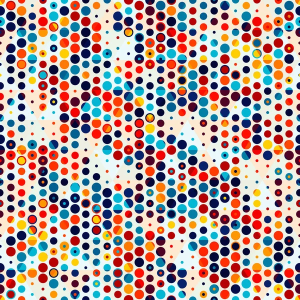 Colored points seamless pattern. — Stock Vector