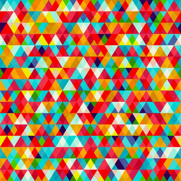 Colored triangle seamless pattern. — Stock Vector