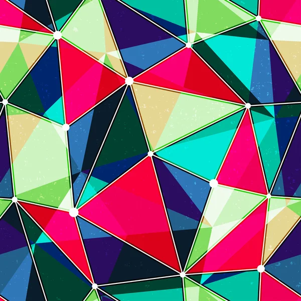 Triangle vintage motif sans couture . — Image vectorielle