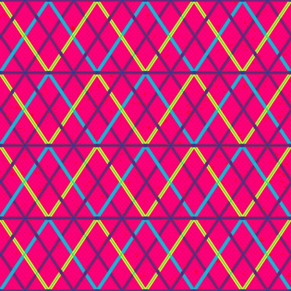 ピンクの幾何学的なシームレス パターン. — ストックベクタ
