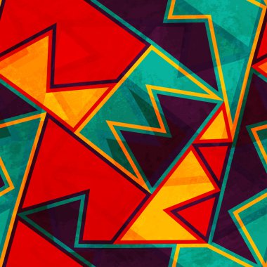 Vintage grunge etkisi ile parlak sorunsuz doku