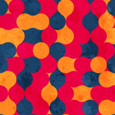 grunge etkisi ile sorunsuz doku klasik daire