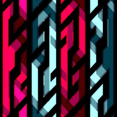 Vintage kristal geometrik seamless modeli