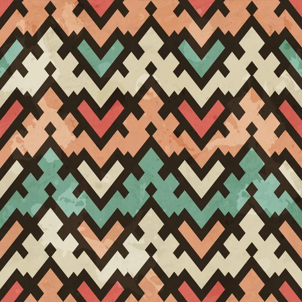 Vintage geometrische naadloze patroon — Stockvector