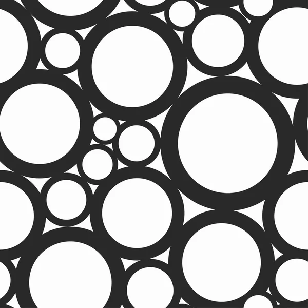 Monochroom naadloze gatenpatroon — Stockvector