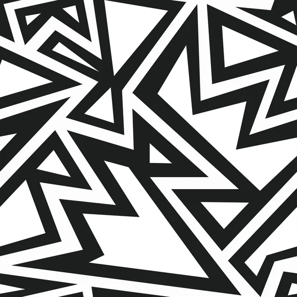 Monochrome aztec seamless pattern — Stock Vector