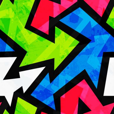 kentsel parlak geometrik seamless modeli