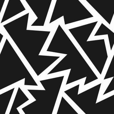 tek renkli kabile geometrik seamless modeli