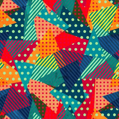 parlak kumaş grunge etkisi ile seamless modeli