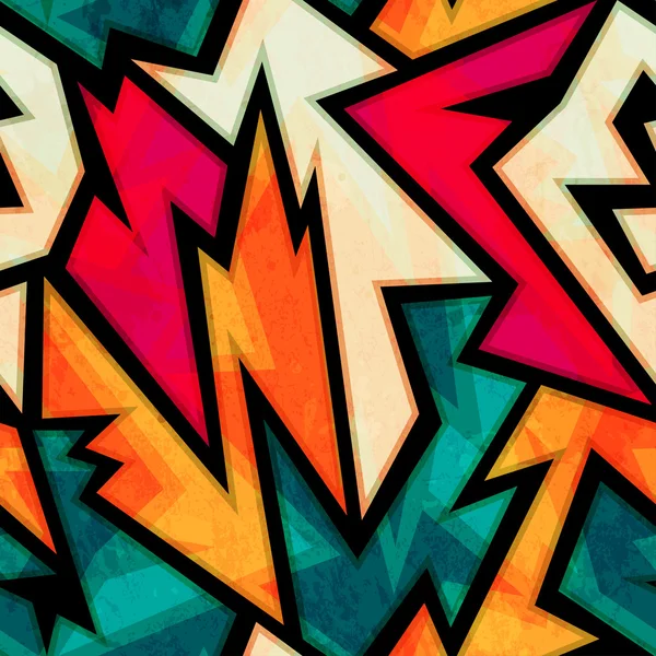 kentsel parlak geometrik seamless modeli grunge etkisi ile