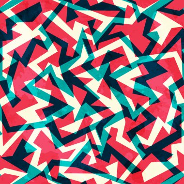 Kırmızı labirent seamless modeli