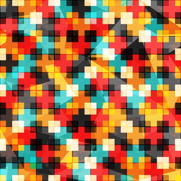 Heldere regenboog naadloze patroon — Stockvector