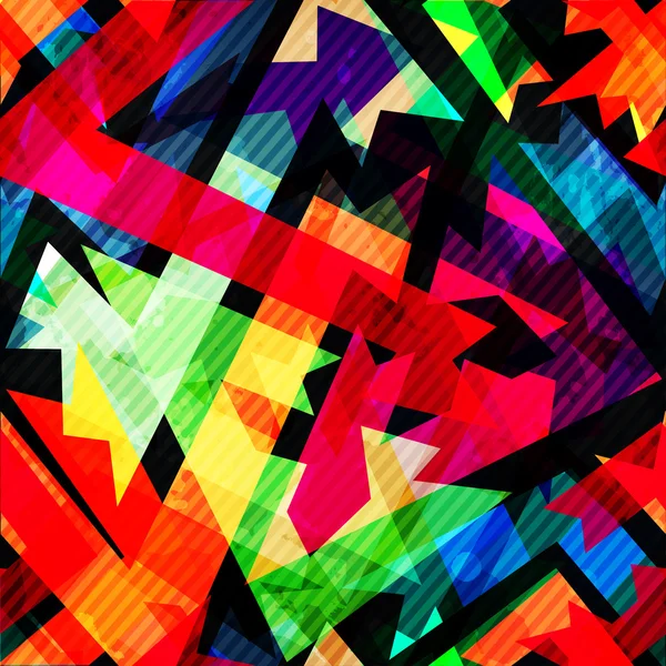 Grunge 迷宫无缝模式 — 图库矢量图片