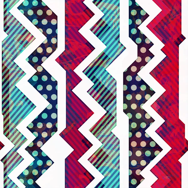 ヴィンテージ布のシームレスなパターン — ストックベクタ
