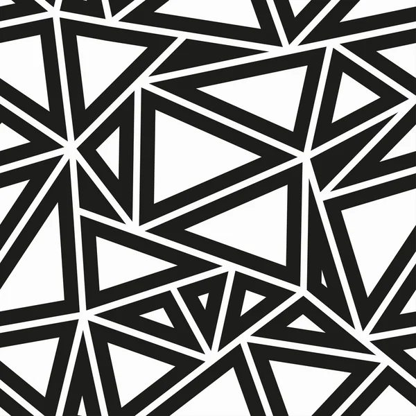 Triangle monochrome motif sans couture — Image vectorielle