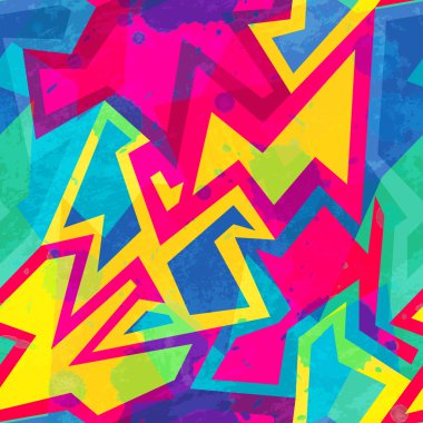 parlak müzik grunge etkisi ile seamless modeli