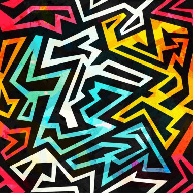 parlak kentsel geometrik seamless modeli