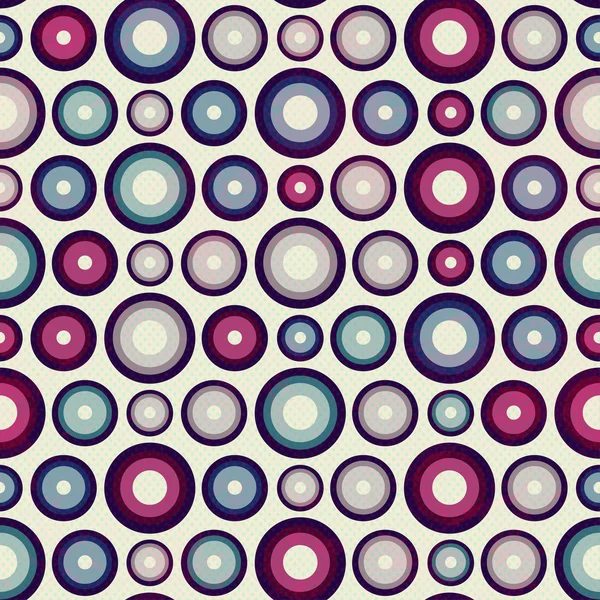 Vintage cercle motif sans couture — Image vectorielle