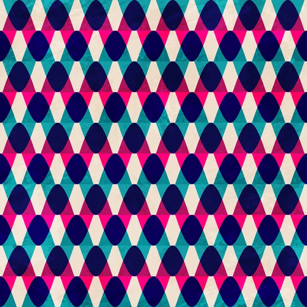 Zigzag vintage naadloze patroon — Stockvector