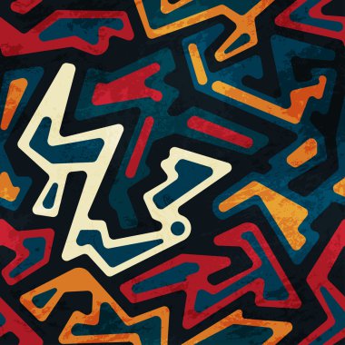 Afrika seamless modeli