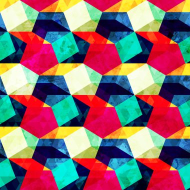 parlak geometrik seamless modeli