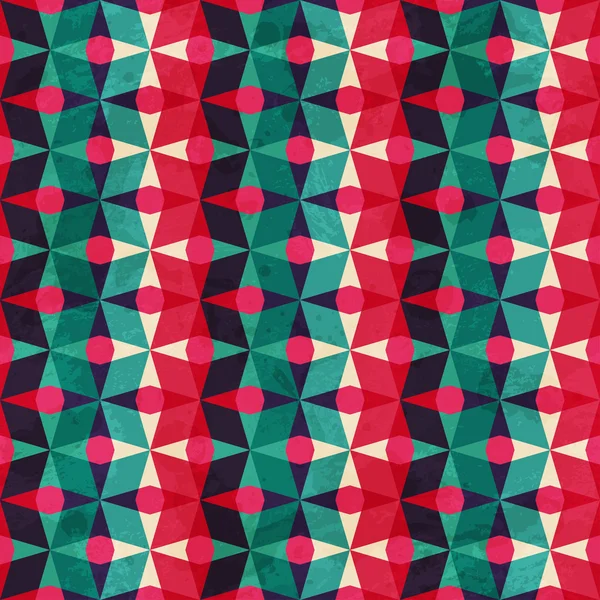 Vintage geometric seamless pattern — Stock Vector