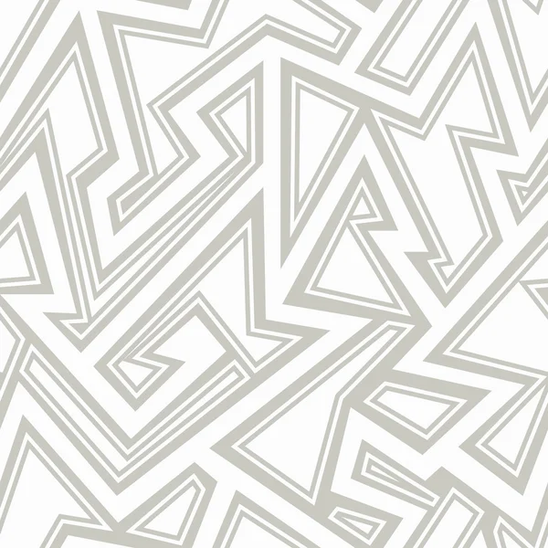 Monochromes geometrisches nahtloses Muster — Stockvektor