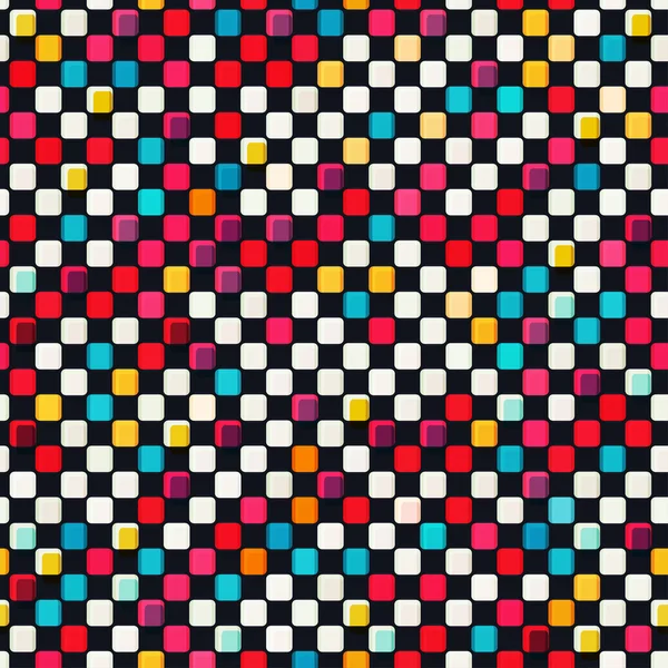 Colored tiles seamless pattern — Stock Vector