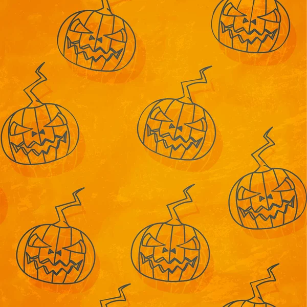 Halloween seamless pattern — Stock Vector