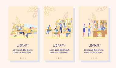 Dijital Kütüphane E-Book Mobil Ekran Ayarları. Program Uygulamasını Çalıştır. E-Öğrenme Teknolojisi. Online Kitap Okuyucu. Edebiyat Editörü 'nden bilgi alan insanlar. Vektör İllüstrasyonu