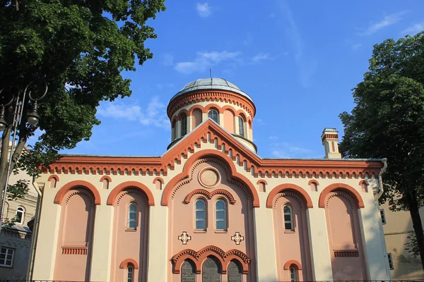 Igreja de Saint Paraskeva na Cidade Velha de Vilnius, na Lituânia — Fotografia de Stock