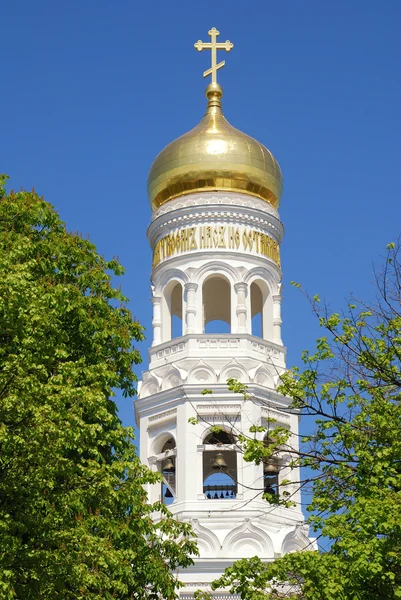 Hermosa cúpula ortodoxa —  Fotos de Stock