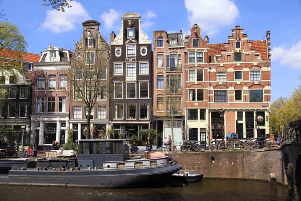 Jordaan viertel in amsterdam, niederland. — Stockfoto