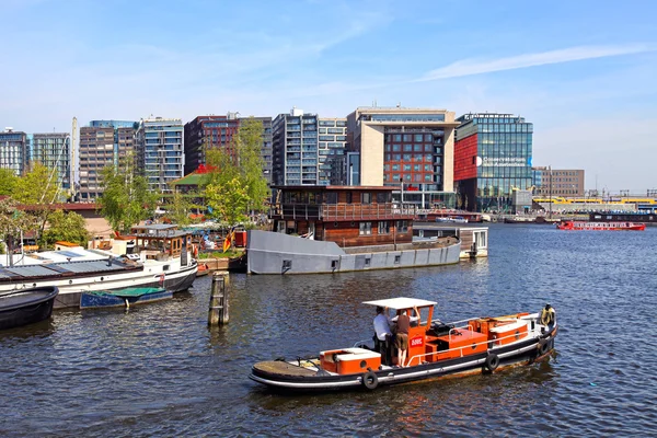 Modern binalar Amsterdam, Hollanda — Stok fotoğraf