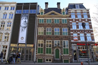 Rembrandt House Museum in Amsterdam, Netherlands. clipart