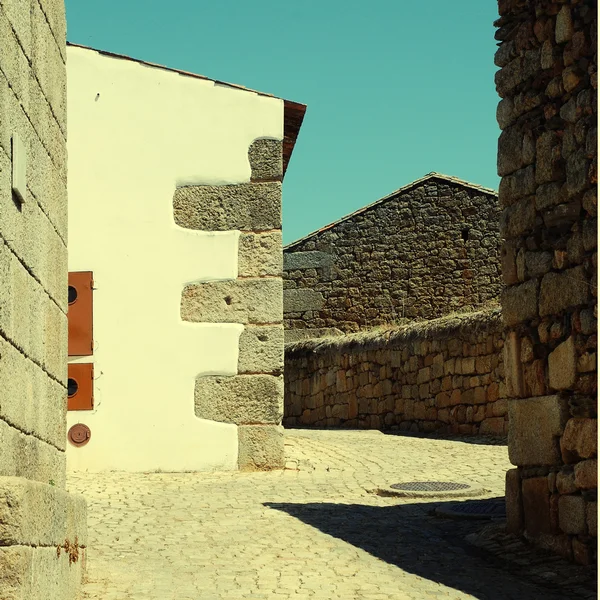 Stary szorstki rustykalne domy, Portugalia — Zdjęcie stockowe