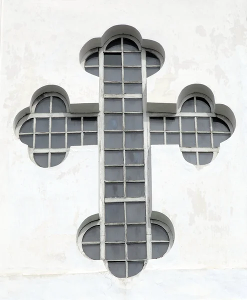 Orthodoxes Kirchenfenster — Stockfoto