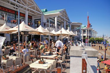 Victoria ve albert waterfront, cape town, Güney Afrika. 