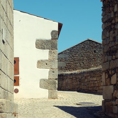 Avrupa'nın eski kaba Rustik evlerin