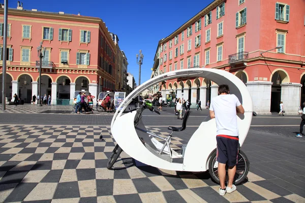 Plaats massena in nice, Frankrijk. — Stockfoto