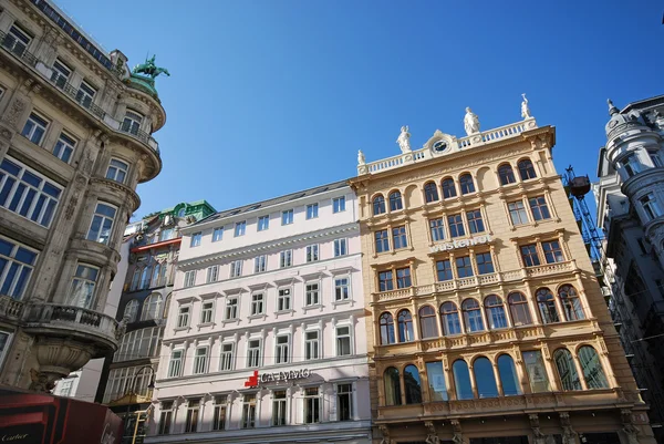 Graben utca Bécsben, Ausztriában. — Stock Fotó