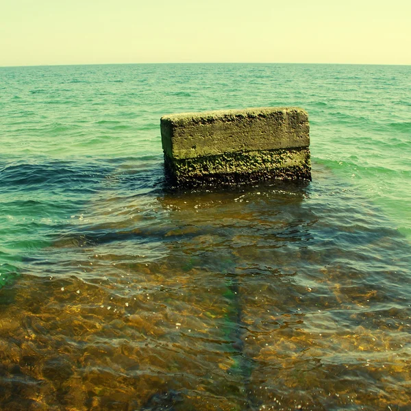 Deniz dalgakıran — Stok fotoğraf