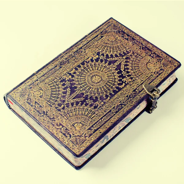 Vecchio quaderno ornato — Foto Stock